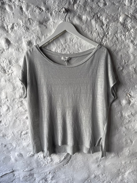 Crossley Short Sleeved Linen Jersey Top
