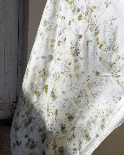 Botanical Dye Silk Twill Scarf | Emma Chow