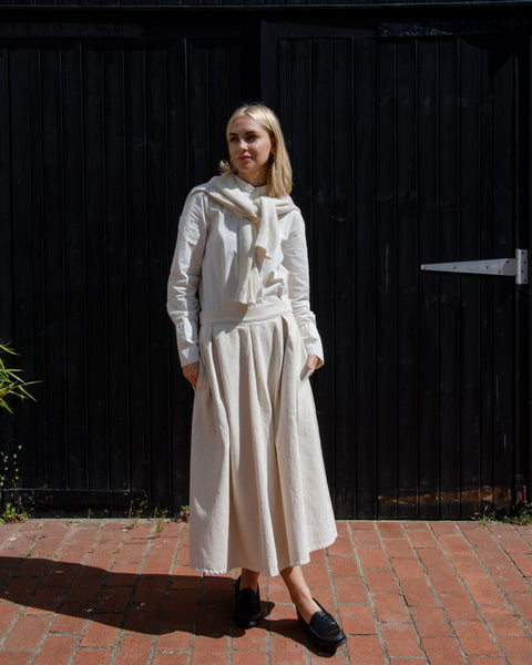 Aquamente Chalk Cotton Drill Full Skirt