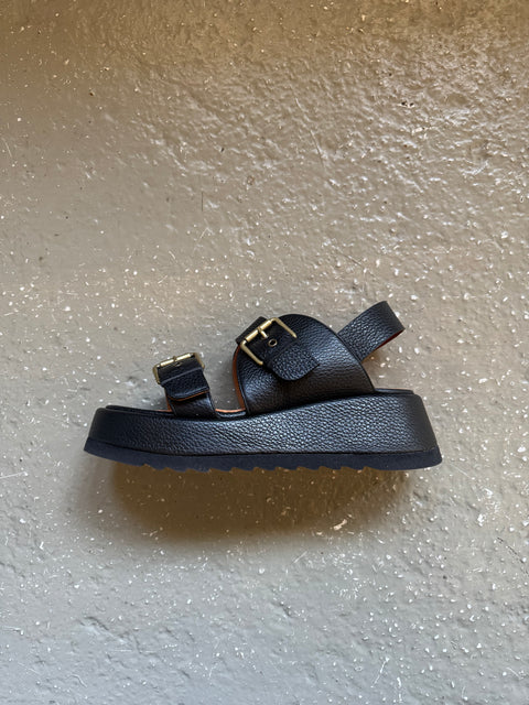 Chie Mihara Black Sandals