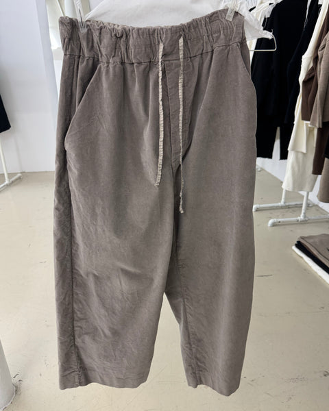 Album di Famiglia Velvet Wide & Short Pants