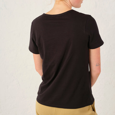 Elliot Organics Jamie Black Short Sleeve Tee