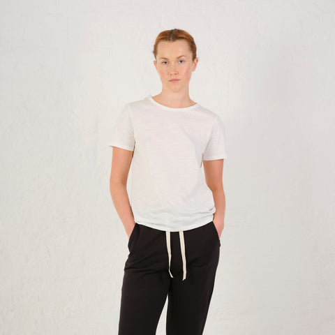 Elliot Organics Jamie White Short Sleeve Tee