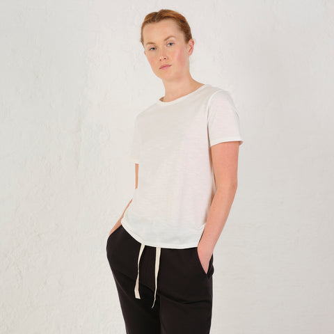 Elliot Organics Jamie White Short Sleeve Tee