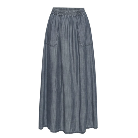 Project AJ117 Long Fluid Denim Skirt