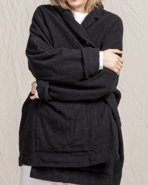 Album di Famiglia Black Oversized Boyfriend Blazer
