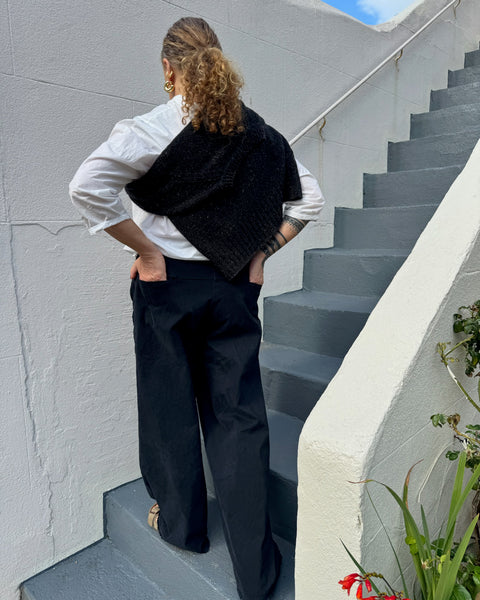 Hannoh Pulcheria Wide Black Pants