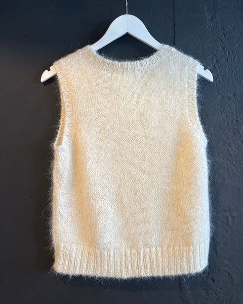 Sula Cream Handknit Vest