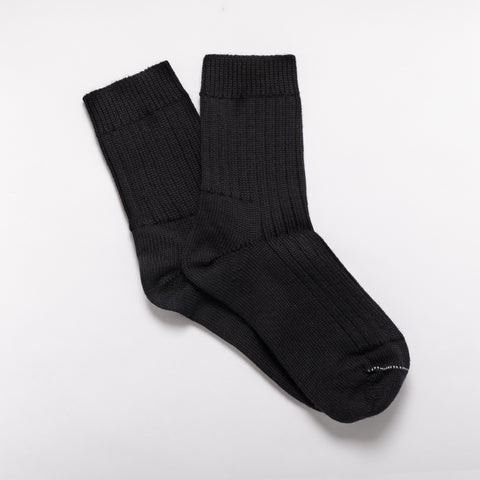 Black Wool Socks