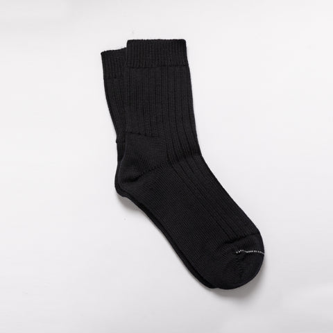 Black Wool Socks