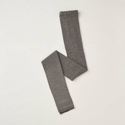 Organic Cotton Yak Plain Leggings | Grey