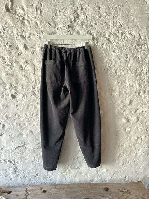 Crossley Grey Cord Drawstring Pants