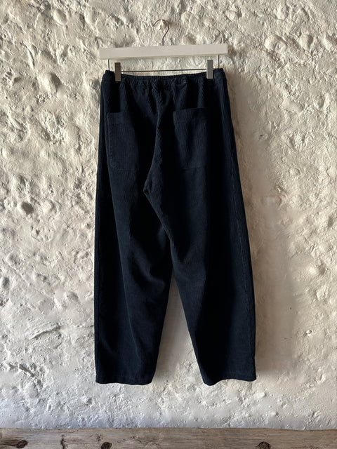 Crossley Navy Cord Drawstring Pants