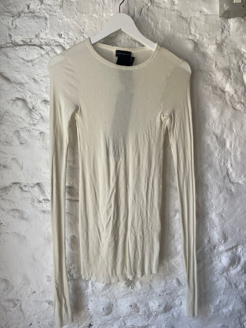 Aequamente Archive Sale Jersey Long Sleeve Top | Chalk