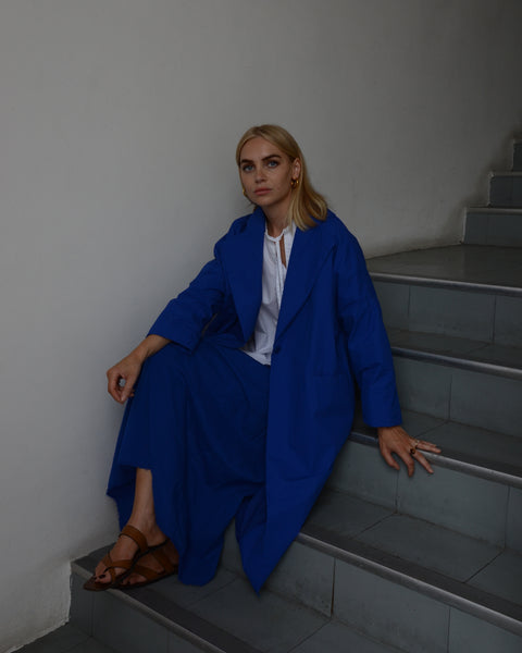 Aequamente Coated Cotton Spring Coat