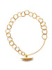 Afiok signature links bracelet recycled 24kt yellow gold vermeil