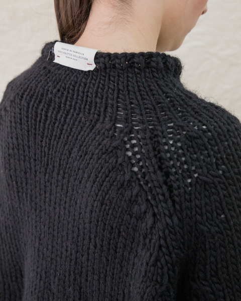 Album di Famiglia Black Handknit Sweater