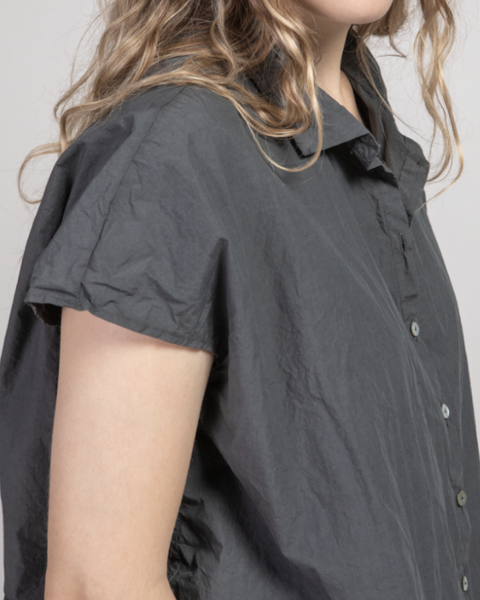 Album Di Famigila Tissue Cotton Drawstring Shirt