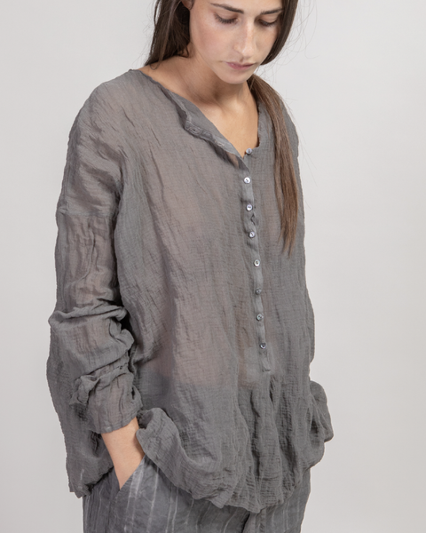 Album Di Famigila Voile Top | Anthracite