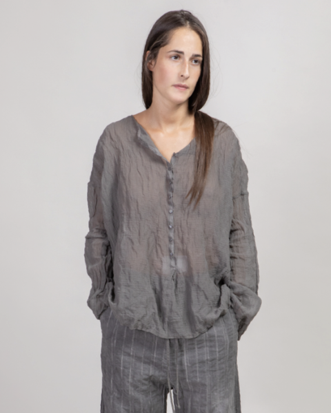 Album Di Famigila Voile Top | Anthracite