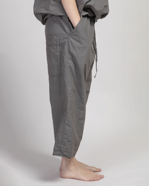 Album Di Famigila Wide & Short Tissue Cotton Trousers