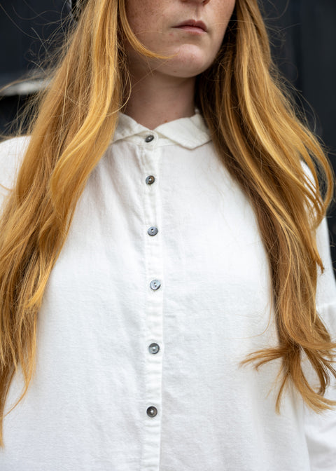 Album Di Famiglia Brushed Cotton Shirt | Milk