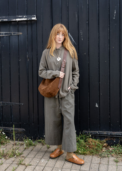 Album Di Famiglia Wide & Short trousers | Taupe