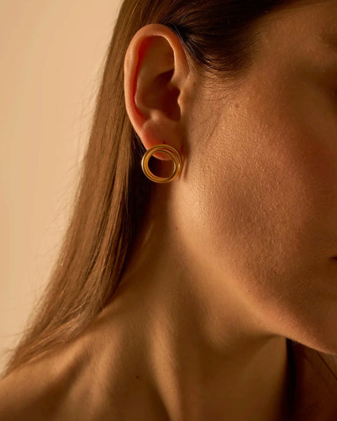 Alt Paris Mini Spiral Gold vermeil Earrings