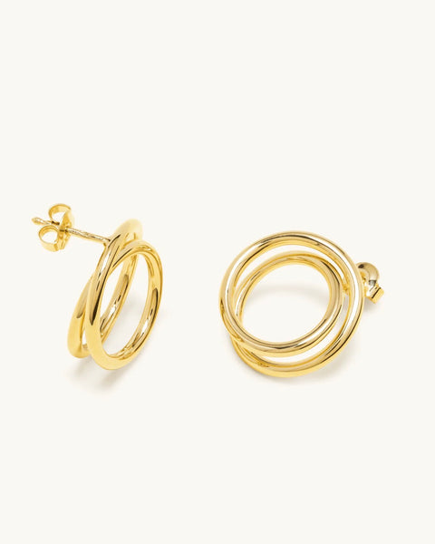 Alt Paris Mini Spiral Gold vermeil Earrings
