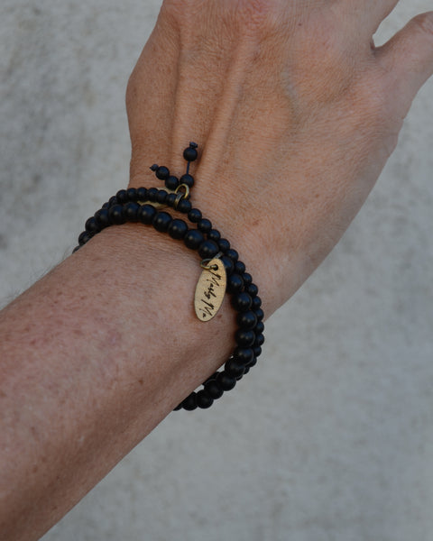 Black Bone Bracelet Set