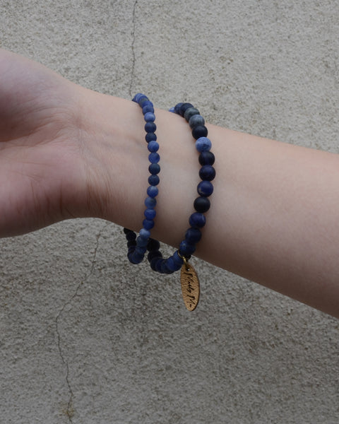 Blue Sodalite Bracelet Set