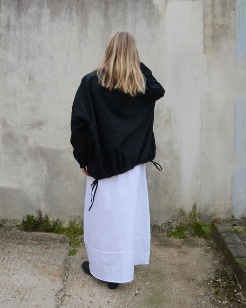 Crossley Cotton Long Skirt | White