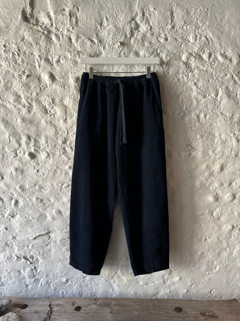 Crossley Navy Cord Drawstring Pants