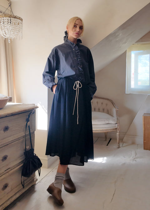 Ruffle Collar Shirt by Kagure