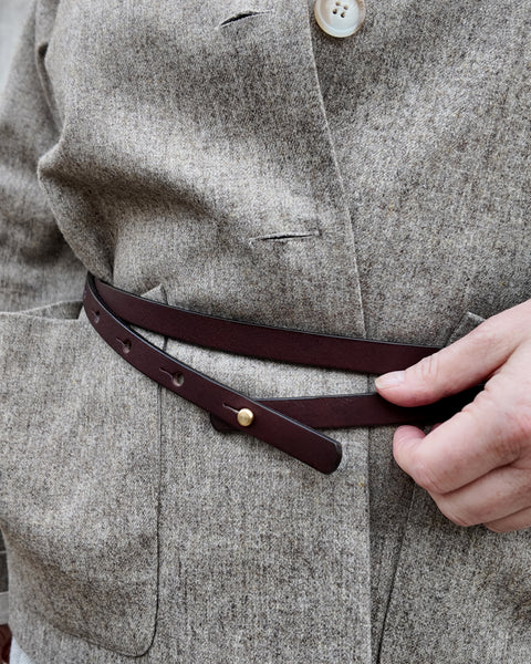 Paula Kirkwood Double Wrap Belt | Brown