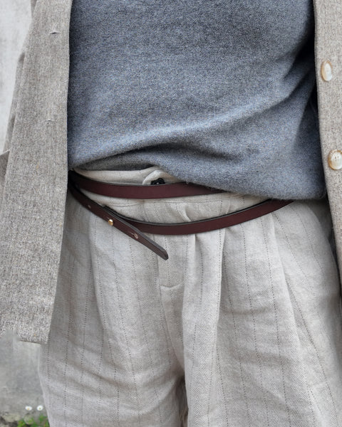 Paula Kirkwood Double Wrap Belt | Brown