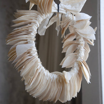 Fairtrade Handmade Petal Wreath