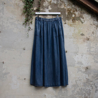 Washed Organic Denim Skirt by Project AJ