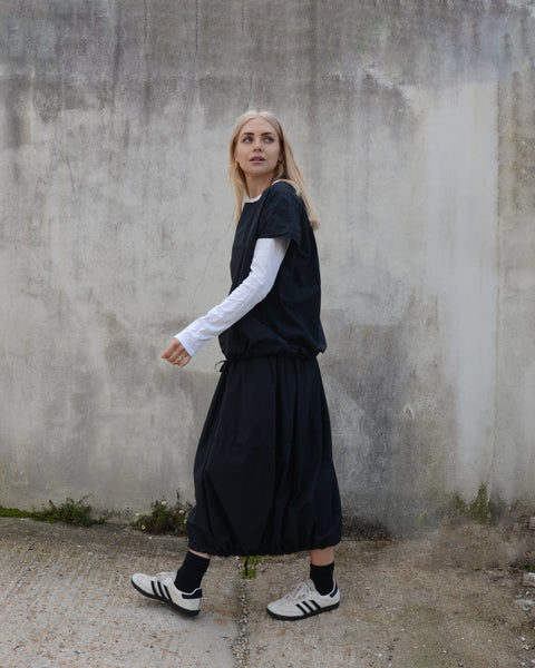 Album Di Famigila Tissue Cotton Drawstring Shirt