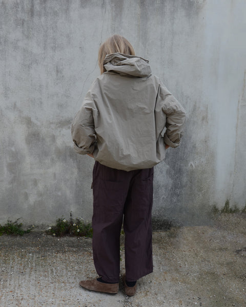 Album Di Famigila Wide & Short Tissue Cotton Trousers