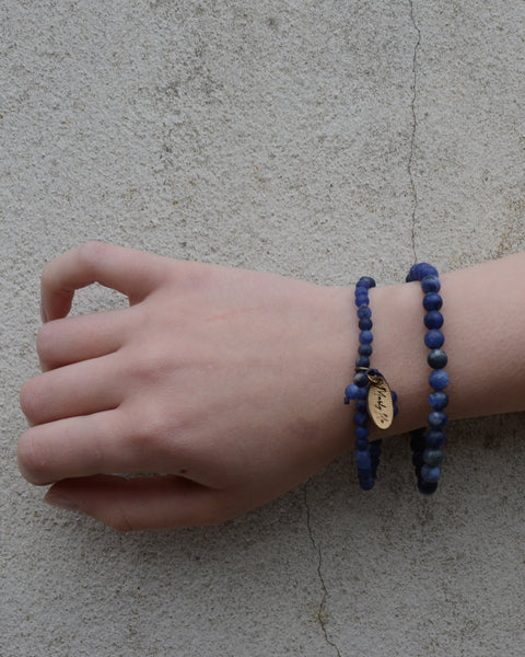 Blue Sodalite Bracelet Set
