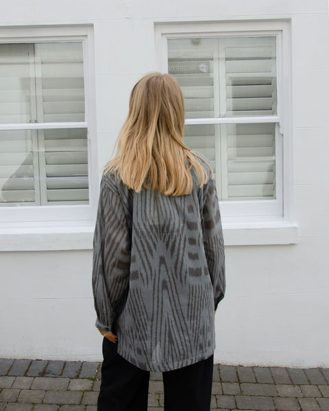 Rabens Saloner Ikat Voile Shirt