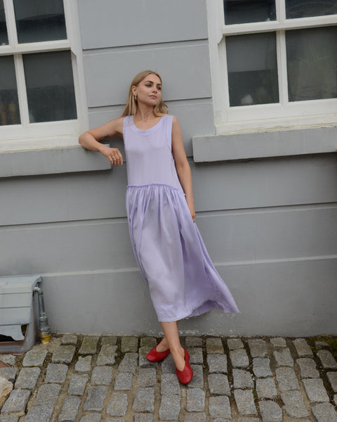 washed silk dress Secret Pon-pon Nila Dress