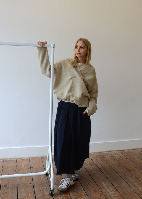 Hannoh Pinstripe Joelle Skirt