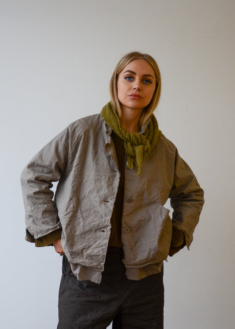 Aequamente Crinkle Cotton Jacket
