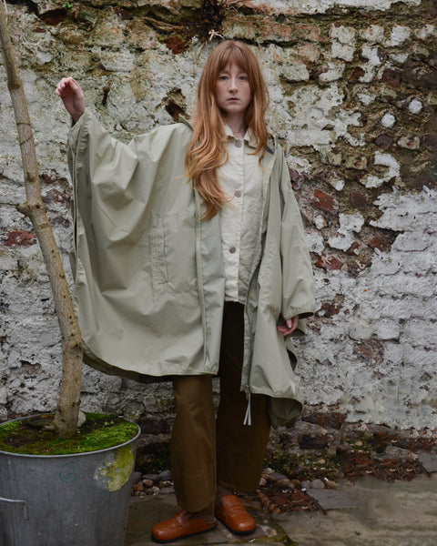 Tanta Oversized Raincape | Stone