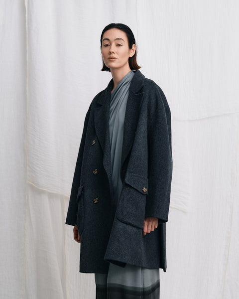 Rabens Saloner Felt Wool Coat