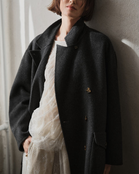 Rabens Saloner Felt Wool Coat