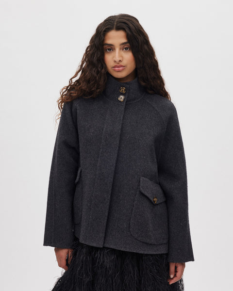 Rabens Saloner Felt Wool Jacket