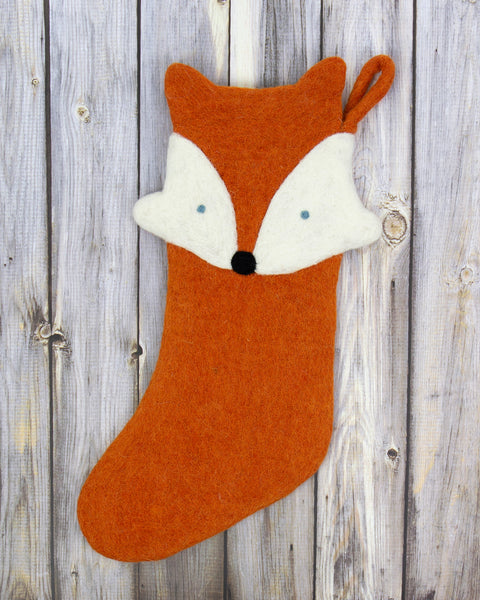 Fox Christmas Stocking